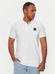 Petrol Industries Polo s&auml;rk M-1040-POL945 Valge Slim Fit
