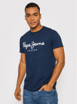 Pepe Jeans T-s&auml;rk Original PM508210 Tumesinine Slim Fit
