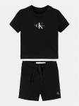 Calvin Klein Jeans Komplekti kuuluvad t-s&auml;rk ja &scaron;ortsid Monogram Logo IN0IN00319 Must Regular Fit 80