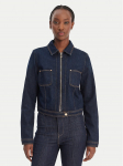Guess Teksajakk W6RN76 D6881 Tumesinine Regular Fit