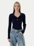 Tommy Jeans Kampsun DW0DW22036 Tumesinine Slim Fit