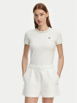 Lacoste T-s&auml;rk TF5289 Valge Slim Fit
