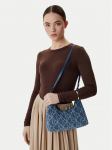 Calvin Klein K&auml;ekott Emblem Aop Denim Shoulder Bag LV04F3431G Sinine