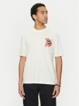 HUGO T-s&auml;rk Nufloro 50533387 Valge Regular Fit