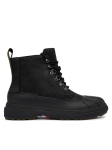 Tommy Hilfiger Saapad Outdoor Rubber Lth Boot Wpm FM0FM05957 Must