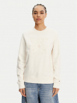Tommy Jeans Pluus Tonal Crest DW0DW20637 Valge Regular Fit