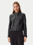BOSS Nahkjope C_Saleste 50522033 Must Regular Fit