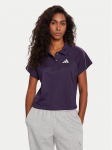 adidas Polo s&auml;rk Stadium 3-Stripes Tennis Inspired Jacquard JY3426 Lilla Regular Fit XS