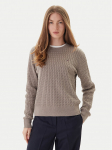 Tommy Hilfiger Kampsun Fine WW0WW44993 Beež Regular Fit