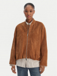 Marella Nahkjope Orata 2613441074 Pruun Relaxed Fit 38