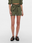 ONLY Riidest &scaron;ortsid Smilla 15154906 Khakiv&auml;rviline Regular Fit XS