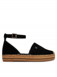 Tommy Hilfiger Espadrillid Th Platform Espad Suede Strap FW0FW09144 Must 39