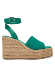 Calvin Klein Espadrillid Wedge Espad 70 Neopr Mg HW0HW03014 Roheline