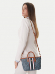 Tommy Hilfiger K&auml;ekott Th Monoplay Mini Tote Stripe Le AW0AW18389 Sinine