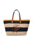 Tommy Hilfiger K&auml;ekott Th Nautical Tote Crochet Str AW0AW18816 V&auml;rviline