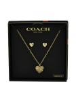 Coach Komplekti kuuluvad kaelakee ja r&otilde;ngad 37541359 Kuldne