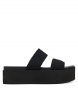 Calvin Klein Jeans Pl&auml;tud Flatform Sandal Webbing In YW0YW01789 Must