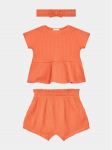 United Colors Of Benetton Komplekti kuuluvad t-s&auml;rk ja &scaron;ortsid 34F2AK004 Oranž Regular Fit