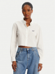 Tommy Jeans S&auml;rk DW0DW21400 Valge Relaxed Fit