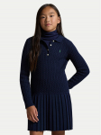 Polo Ralph Lauren Kootud kleit 313978841001 Tumesinine Regular Fit S