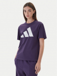 adidas T-s&auml;rk Holiday Metallic Graphic JV8527 Lilla Regular Fit S