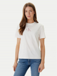 Calvin Klein Jeans T-s&auml;rk Classic Foil LV047E804G Valge Regular Fit