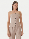 HUGO Top Copale 50560007 Beež Slim Fit
