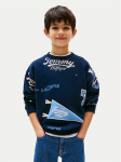 Tommy Hilfiger Pluus All Over Printed KB0KB09804 Tumesinine Regular Fit