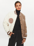 Mercer Amsterdam Bomber-jakk Unisex The All Out Varsity MEAP231007 Beež Regular Fit