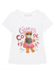 Guess T-s&auml;rk K6RI03 K6YW4 Valge Regular Fit