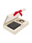Calvin Klein Kingikomplekt Ck Wallet + Ck Key Fob LV04F0001G Must