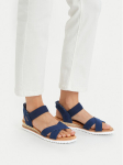 Skechers Sandaalid BOBS Desert Kiss - Golden Lily 114418/NVY Tumesinine