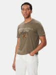Aeronautica Militare T-s&auml;rk 262TS2582UJ00750 Khakiv&auml;rviline Regular Fit