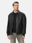 BOSS Nahkjope Josual 50568175 Must Regular Fit