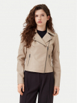 Noisy May Tehisnahast jope Rebel 27000741 Beež Slim Fit