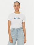 BOSS T-s&auml;rk C_Elogo 50535322 Valge Regular Fit