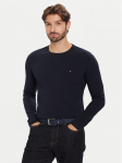 Tommy Hilfiger Pikkade varrukatega T-s&auml;rk Stretch Tee MW0MW10804 Tumesinine Slim Fit