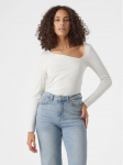 Vero Moda S&auml;rkpluus Carina 10301178 Valge Regular Fit L