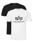 Alpha Industries T-s&auml;rkide komplekt Basic 106524 Valge Regular Fit