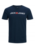 Jack & Jones T-s&auml;rk Corp Logo 12137126 Tumesinine Slim Fit