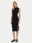 Morgan Kootud kleit 252-RMLISEA Must Slim Fit