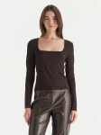 Vero Moda S&auml;rkpluus Kanva 10336088 Pruun Regular Fit