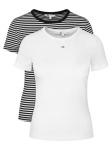 Tommy Jeans T-s&auml;rkide komplekt DW0DW21430 V&auml;rviline Slim Fit