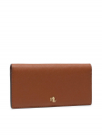 LAUREN RALPH LAUREN Rahakott Slim Wallet 432802917010 Pruun