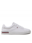 Tommy Hilfiger Tenniskingad Essential Stripes Sneaker FW0FW06954 Valge