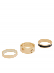 Tory Burch S&otilde;rmus Enamel Ring Set 184445 Must