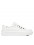 Calvin Klein Jeans Tenniskingad Vulc Flatform Ctn Logo Tag YW0YW01838 Valge
