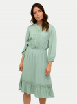 Kaffe Suvekleit Freya 10507544 Roheline Regular Fit 40