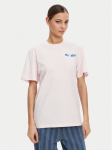 HUGO T-s&auml;rk Vintage Tee 50537239 Roosa Relaxed Fit