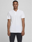 Jack & Jones Polo s&auml;rk Basic 12136516 Valge Slim Fit